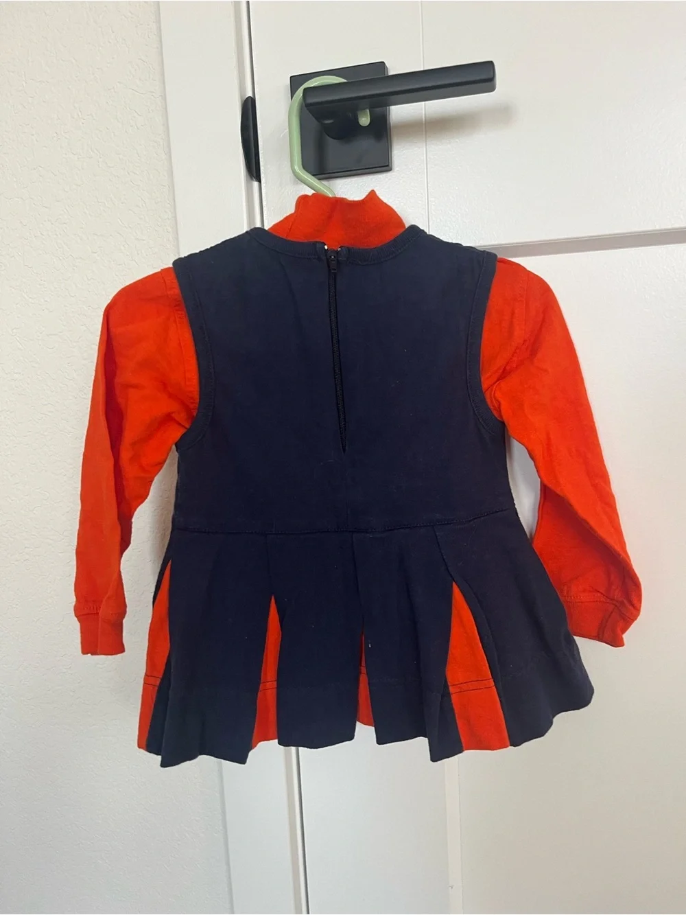 University of Illinois Fighting Illini Cheerleader Outfit Size 12 Months